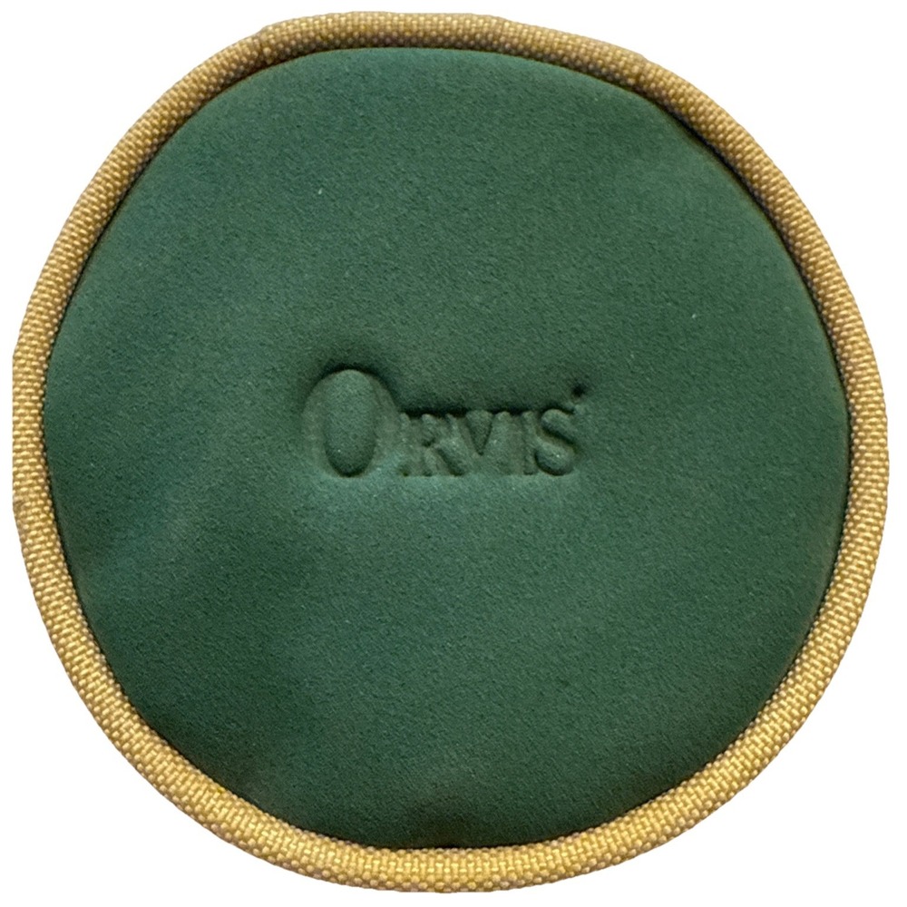 Orvis Vintage Canvas Sheepskin Foam Fly Reel Case‎ USA OC2